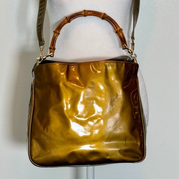 Authentic Gucci Bamboo Handbag 👜 ~ Tom Ford Era - Picture 3 of 17